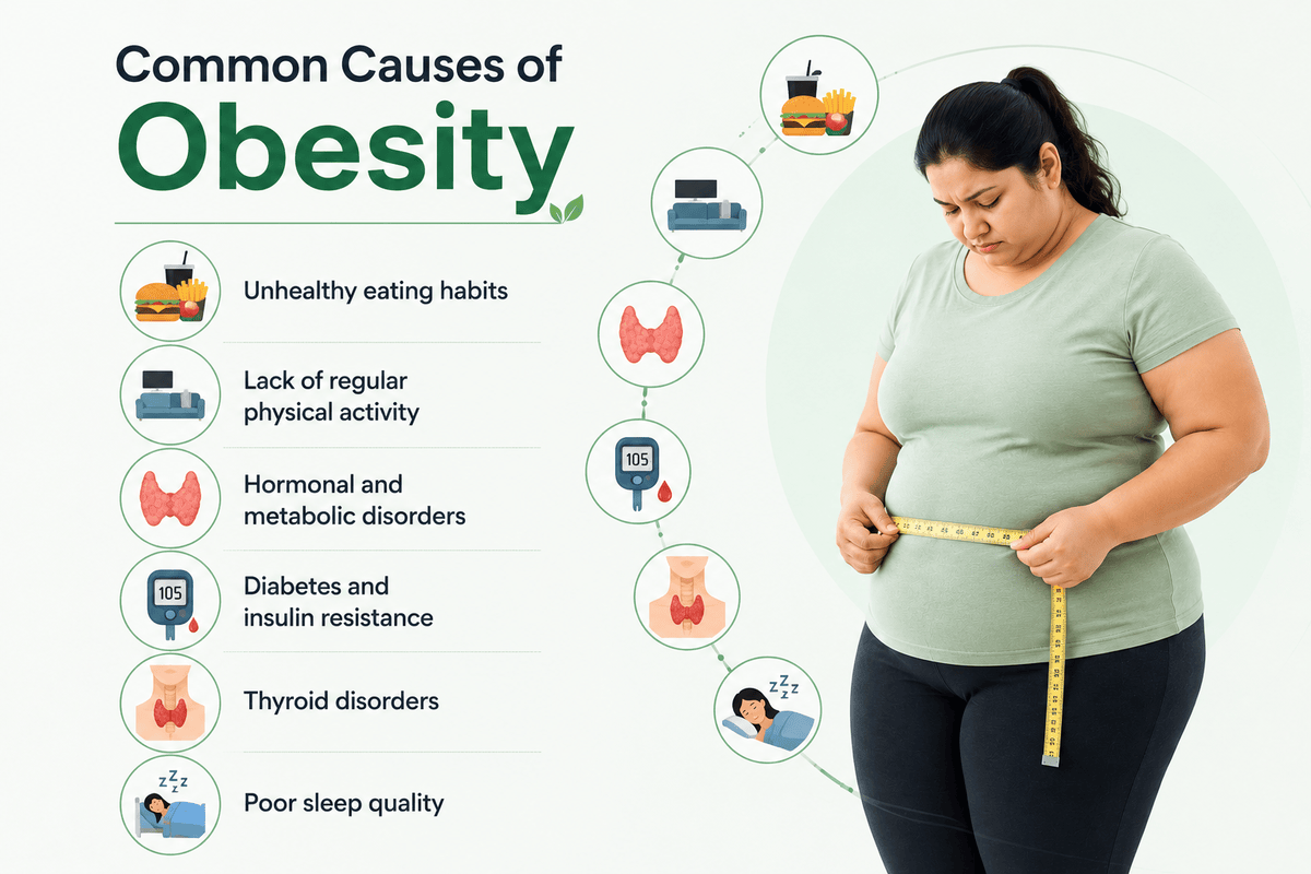 Obesity Treatment in Kalyan - Common Causes of Obesity