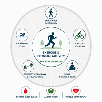 Exercise and Physical Activity - type 2 diabetes